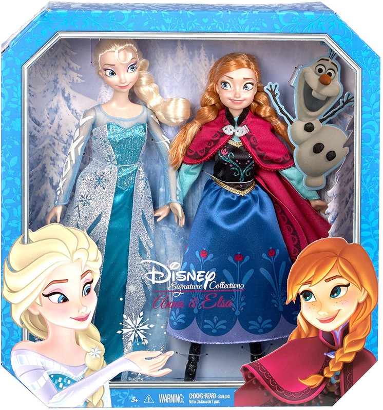 vacío salud Mancha Disney Frozen - Muñeca Anna y Elsa — Juguetesland