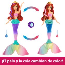 Принцесса Диснея - Ариэль меняет цвет и плавает - Mattel
