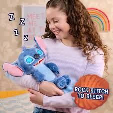 Boneco interativo Disney Stitch com várias expressões, 34,30 cm, com sons e efeitos.