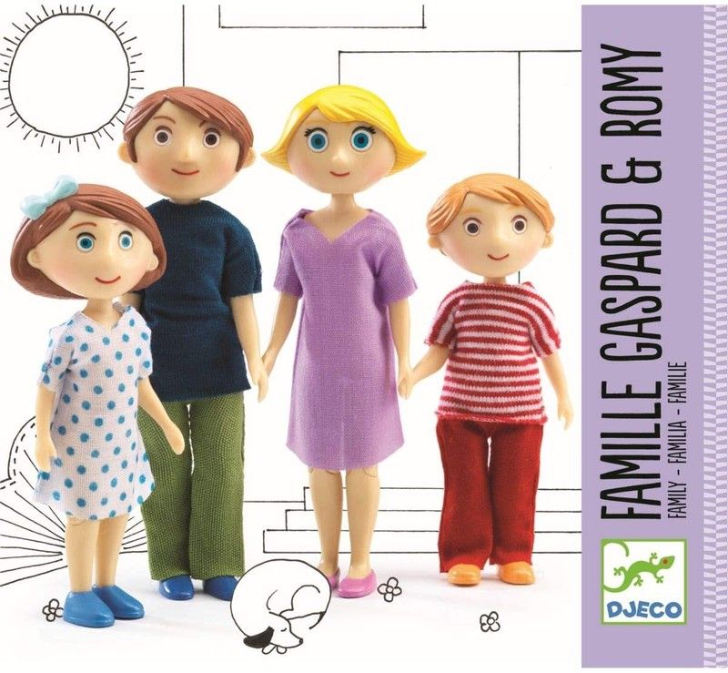 Djeco Casa de muñecas la Familia de gaspard Romy — Juguetesland