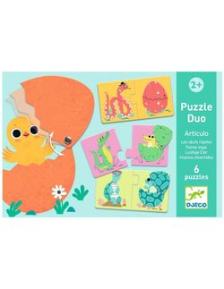 Djeco Puzzle Duo Huevos Divertidos