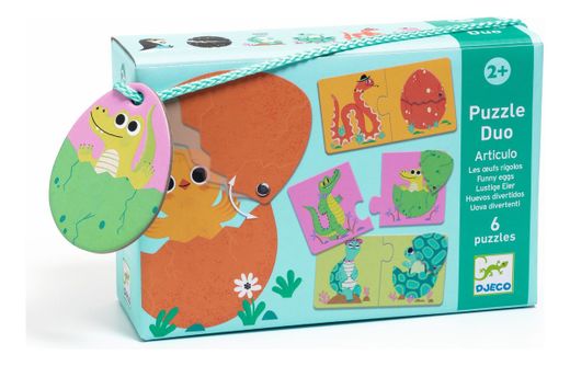 Djeco Puzzle Duo Oeufs Amusants