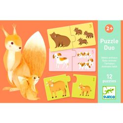 Djeco - Puzzle Educativo Baby Animals