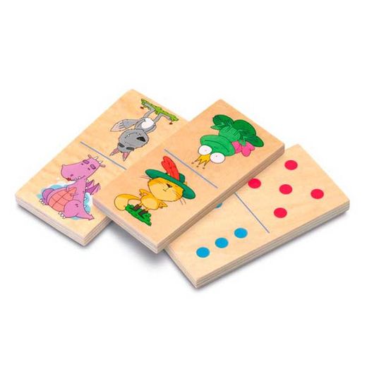 Dominos en bois pour enfants