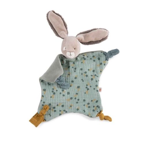 Doudou et Compagnie - Manta Lapin Verde Sálvia
