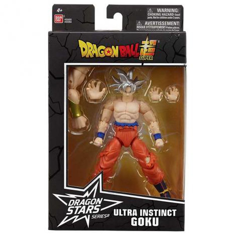 Boneco Bloco Montar Goku Ultra Instinto Dragão Ball - Stocktoys