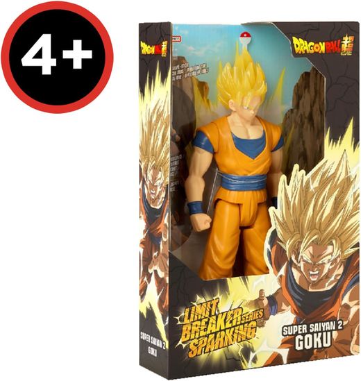 Dragon Ball - Super Limit Breaker - Serie Sparking - Figura di Goku Super Saiyan 2 - Luce e suono - Bandai