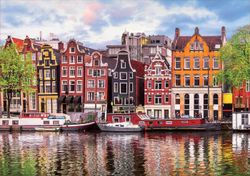 Educa - Puzzle da 1000 pezzi Case danzanti Amsterdam