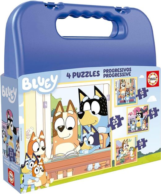 Educa - Ensemble de quatre puzzles progressifs Bluey