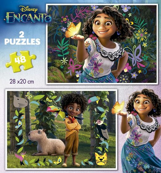 Disney charm - Puzzle 2x48 pieces - Educa