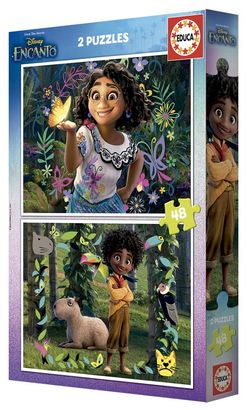Disney charm - Puzzle 2x48 pieces - Educa