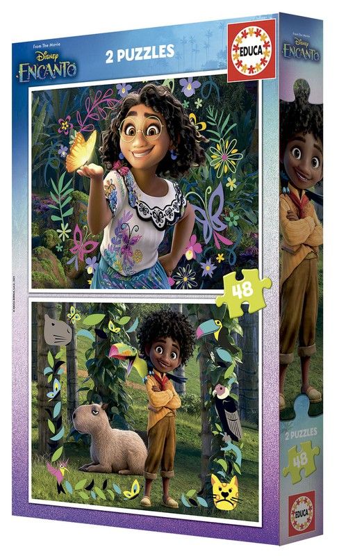 Disney charm - Puzzle 2x48 pieces - Educa