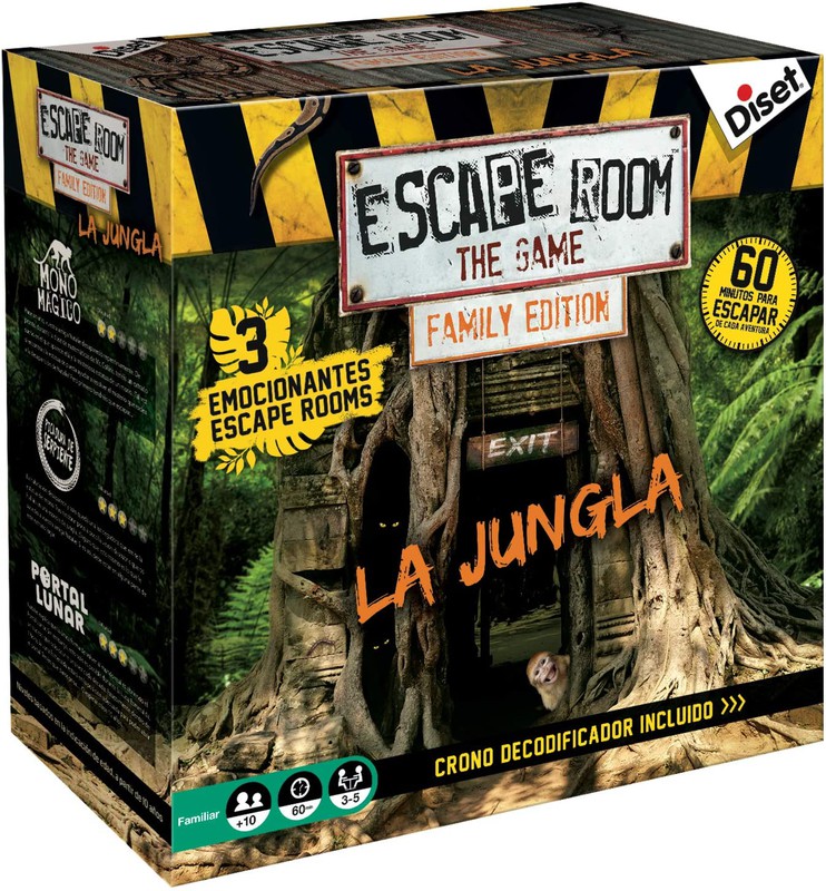 Operação Escape Room jogo de tabuleiro em segunda mão durante 8