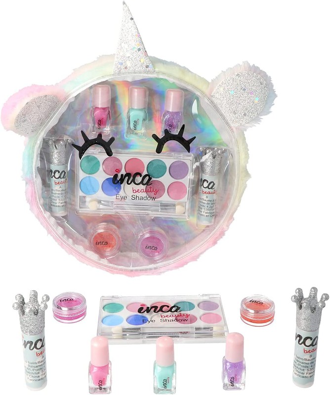 Faux Maquillage Enfant Jouet Filles, Malette Maquillage Jouet, Ensemble de  Maquillage Jouet Meilleur Cadeau pour Fille