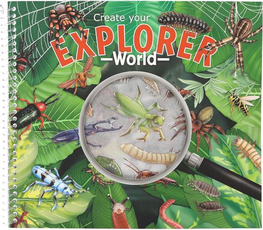 Explorer Stickerworld - Con Pegatinas En Relieve