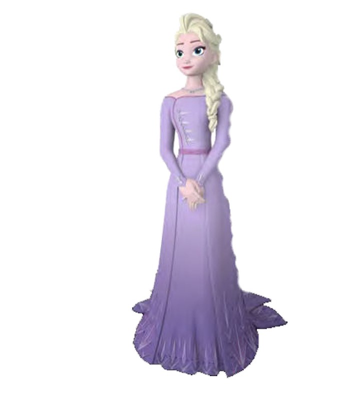 Frozen 2 Vestido Púrpura Elsa Princess Dress 