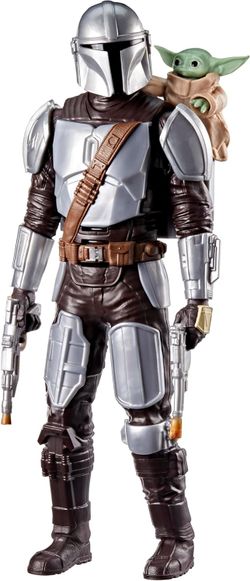 Figura Mandaloriano Y Grogu - Bláster Cazarrecompensas - Hasbro