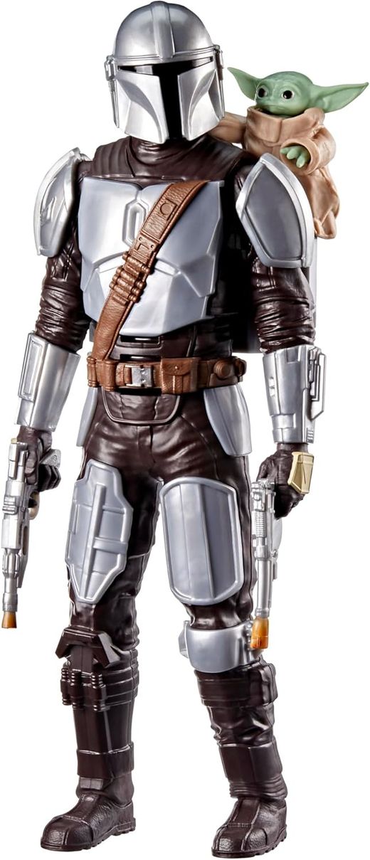 Figura Mandaloriano Y Grogu - Bláster Cazarrecompensas - Hasbro
