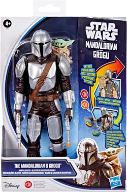 Figura Mandaloriano Y Grogu - Bláster Cazarrecompensas - Hasbro