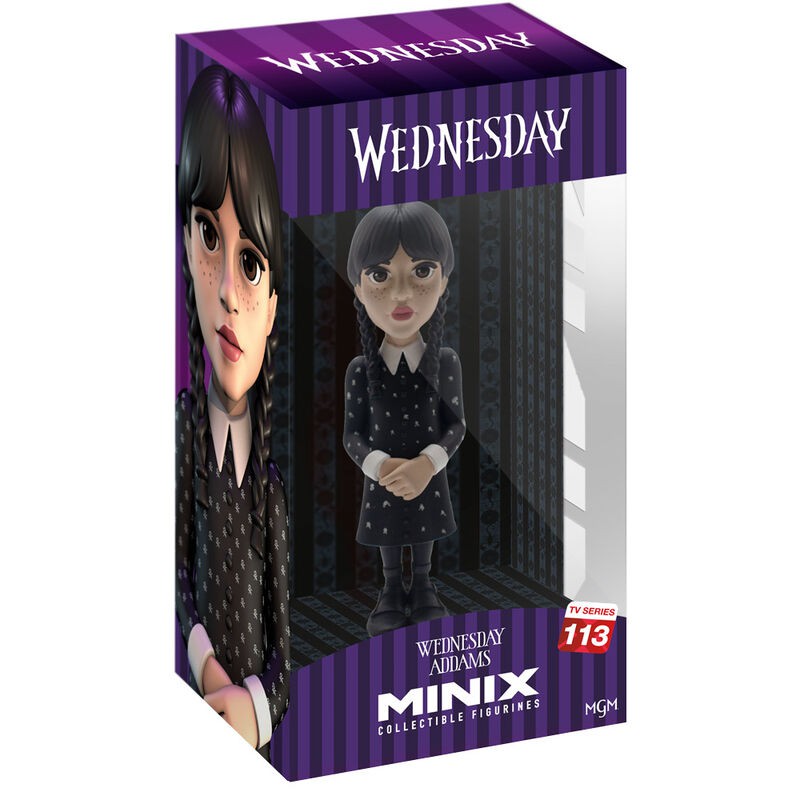 Figurine Minix Wednesday Adams (Mercredi) 12 Cm — Juguetesland