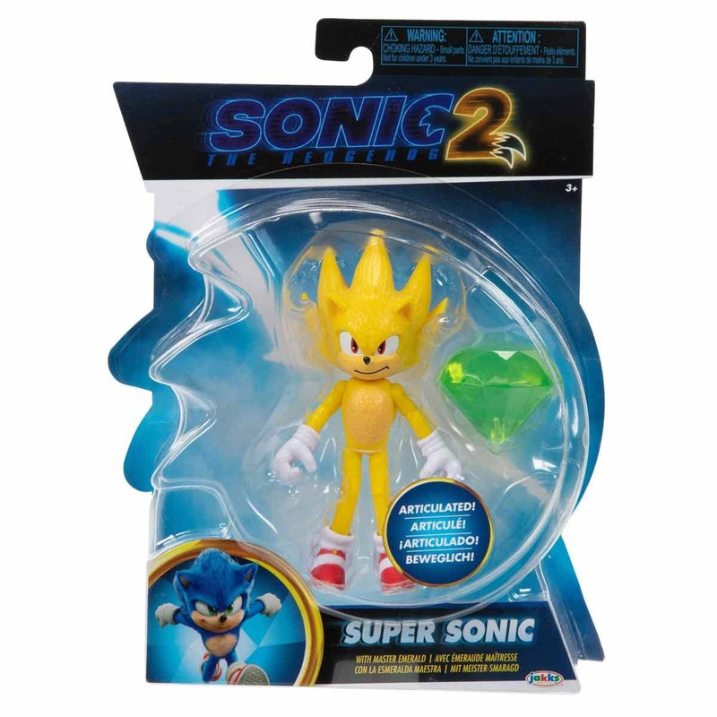 Boneco Sonic Articulado 10cm O filme - Jakks - Fabrica da Alegria