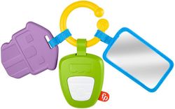 Fisher-Price - juego de llaves activity para bebés con mordedor, sonajero y espejito
