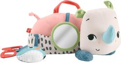 Pelúcia sensorial Fisher-Price Planet Friends Rhino para bebês