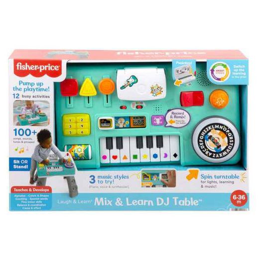 Fisher-Price Ríe y aprende Mesa de mezclas DJ