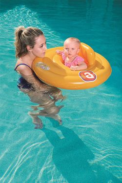 Flotador Inflable Bebé - Aro Triple - Swim Safe ABC