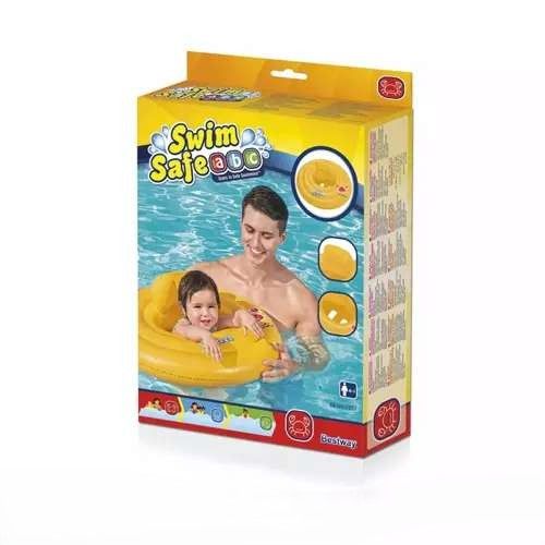 Inflatable Baby Float - Triple Hoop - Swim Safe ABC