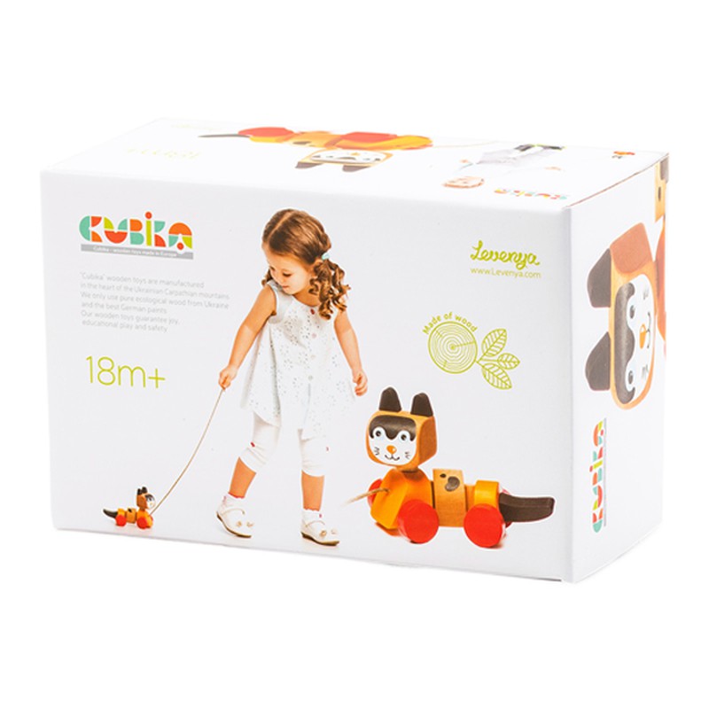 Quebra Cabeça Infantil De Madeira Gatinho - Bebe Brinquedo