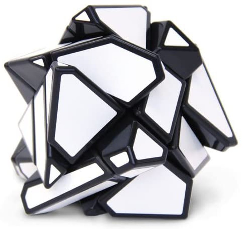 ThinkMax 3D Starry Sky Ghost Cube Toys Jouets Magic Cube de Vitesse avancés énigmes dintelligence avec Un Autocollant en Fibre de Carbone pour Enfants Adultes énigmes-Casse-tête 