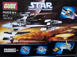 Gudi - 184-teiliges Star Mirage Fighter Baukasten