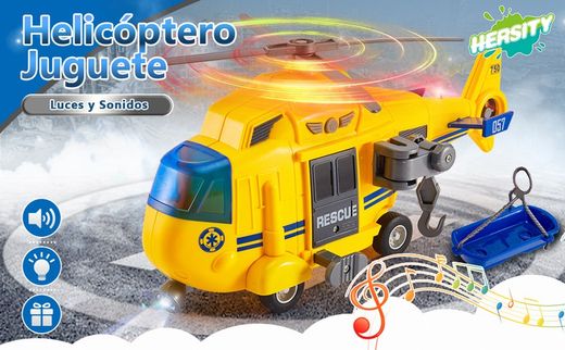 Helicopter 1:16 Light Sound