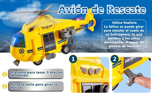 Helicopter 1:16 Light Sound