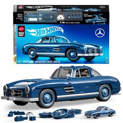 Hot Wheels - Brick Shop - Mercedes-Benz 300 SL - 1600 Pieces