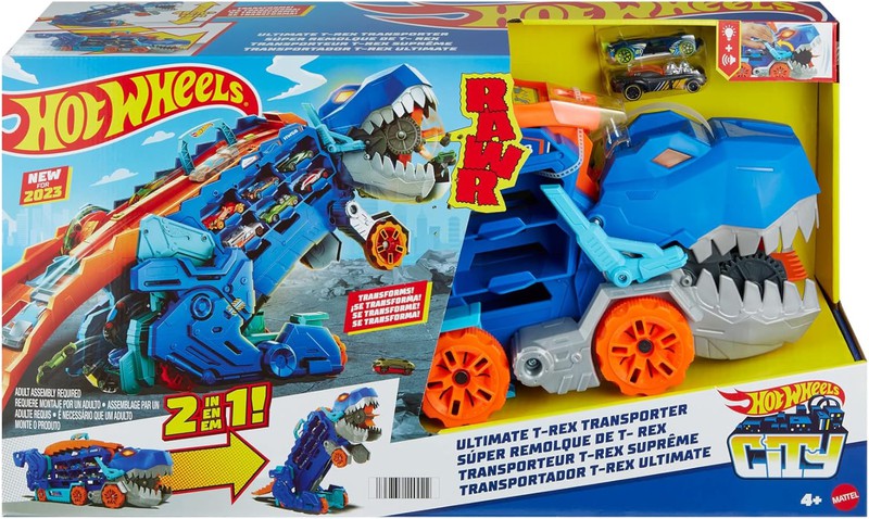 Super Wheelz - Camion Dino T-Rex Sons et Lumières
