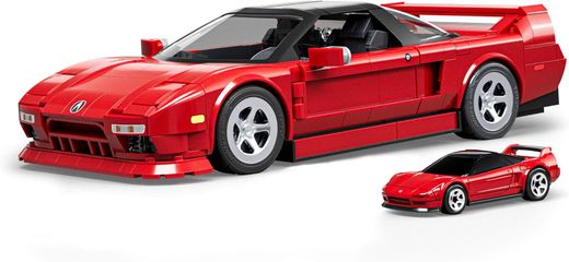 Hot Wheels - Conjunto De Construcción Del ’90Acura Nsx - 876 Piezas