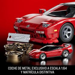 Hot Wheels - Conjunto De Construcción Del ’90Acura Nsx - 876 Piezas