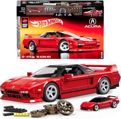 Hot Wheels - Conjunto De Construcción Del ’90Acura Nsx - 876 Piezas