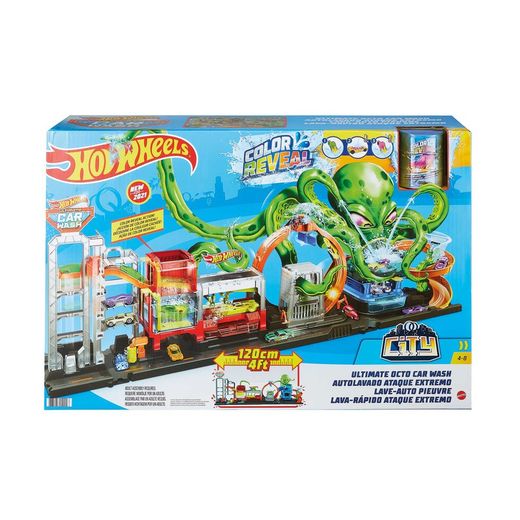 Hot Wheels - Lavanderia rivelatrice del colore del polpo