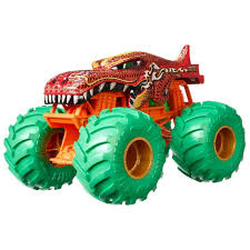 Hot Wheels Monster Trucks 1:64 - Mega Wrex - FYJ44 - Mattel - Real  Brinquedos