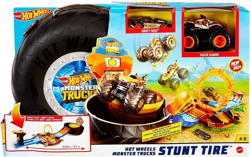 Pista De Corrida - Hot Wheels - Monster Trucks - Arena De