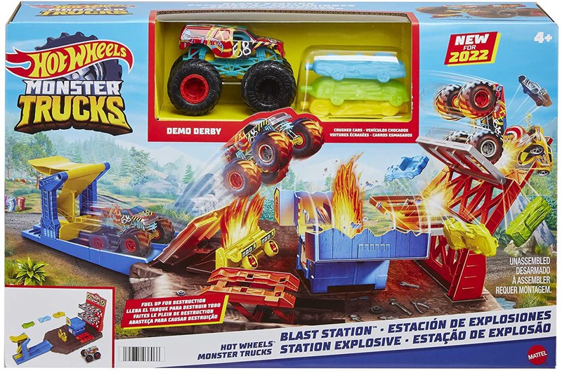 Hot Wheels - Station-service Monster Trucks