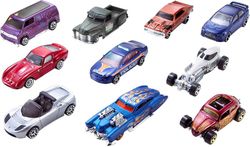 Hot Wheels Packung mit 10 Fahrzeugen