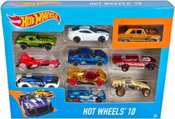 Hot Wheels Packung mit 10 Fahrzeugen