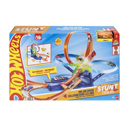 Hot Wheels - Pista de acrobacias Big Air Crash