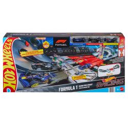 Hot Wheels - Racing Conjunto Circuito de Gran Premio de Formula 1 +  3 Coches