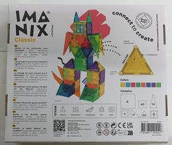 Imanix Classic - 100 pièces - Braintoys
