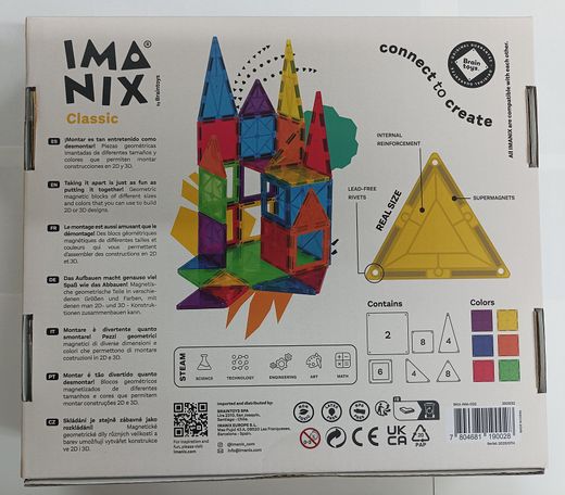 Imanix Classic - 32 Pieces - Braintoys